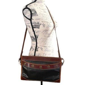 Brahmin Dartmouth, MA leather Crossbody Vintage Bag